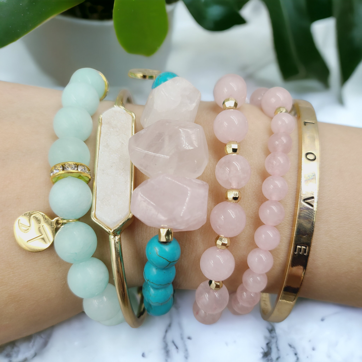 Blush Crush Bracelet Stack