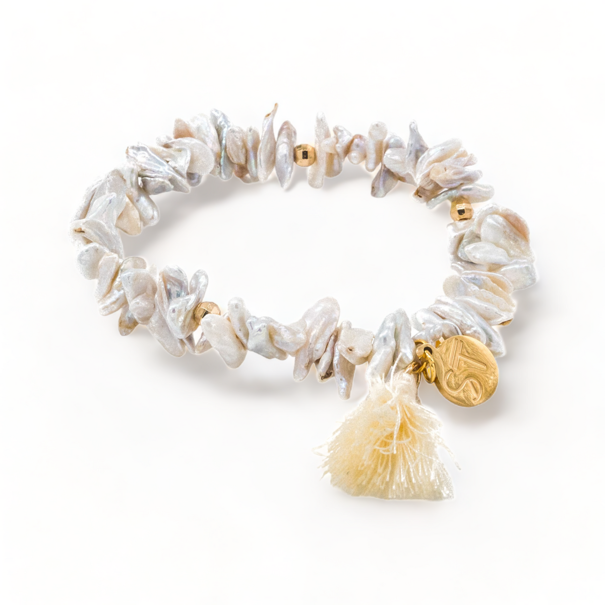 Iridescent Tassel Bracelet